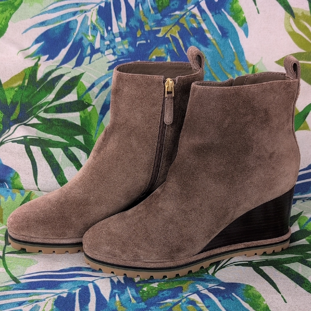 Tory Burch Suede Ankle Boots